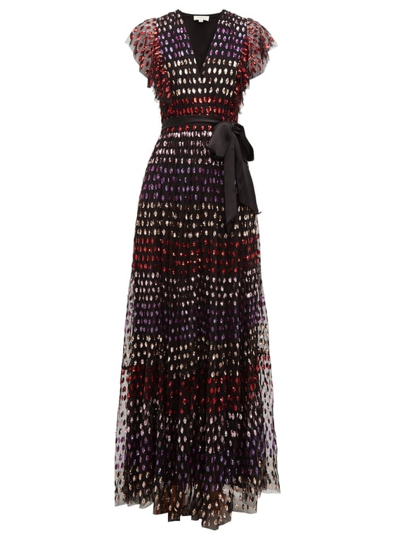 TEMPERLEY LONDON Wendy Sequinned Tulle Dress