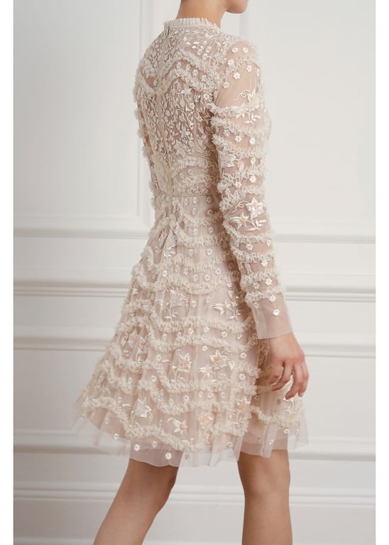 ruffle bloom gown needle and thread