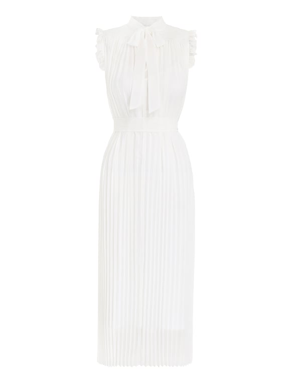 zimmermann shirred pleat midi