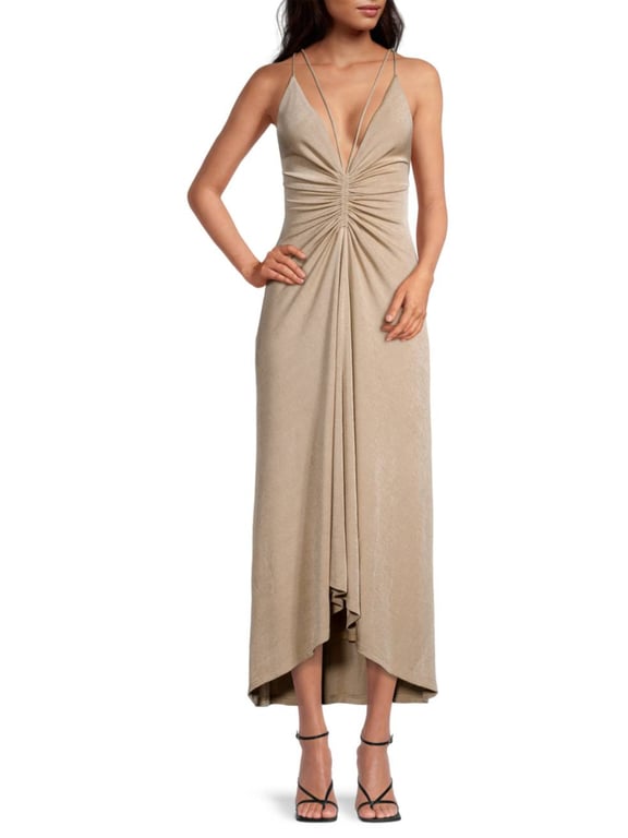 SIGNIFICANT OTHER Sassari Strappy Ruched Midi Dress