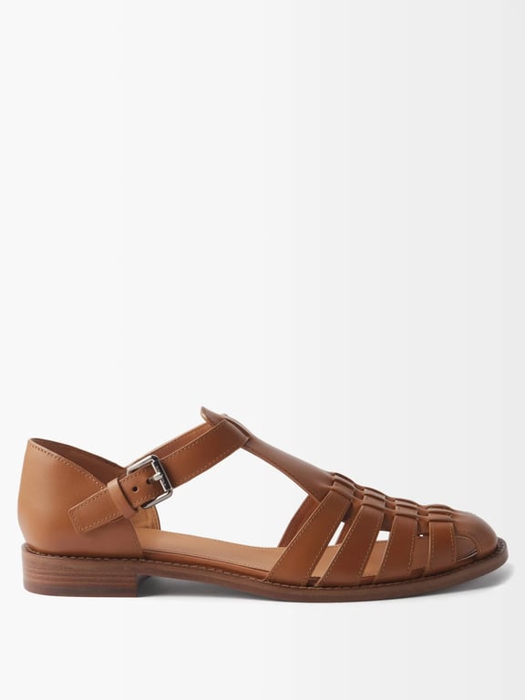 CHURCH'S Kelsey Leather Fisherman Sandals