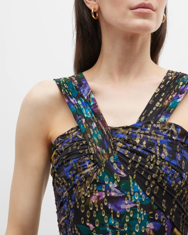 gold fleck dress