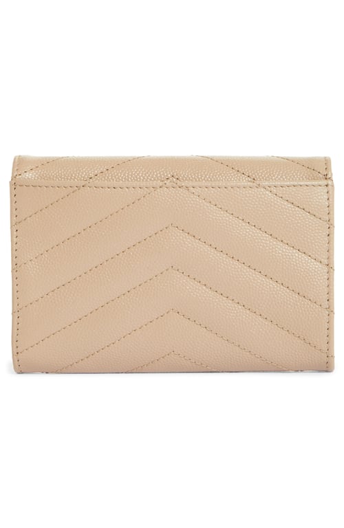SAINT LAURENT Monogram' Quilted Leather French Wallet