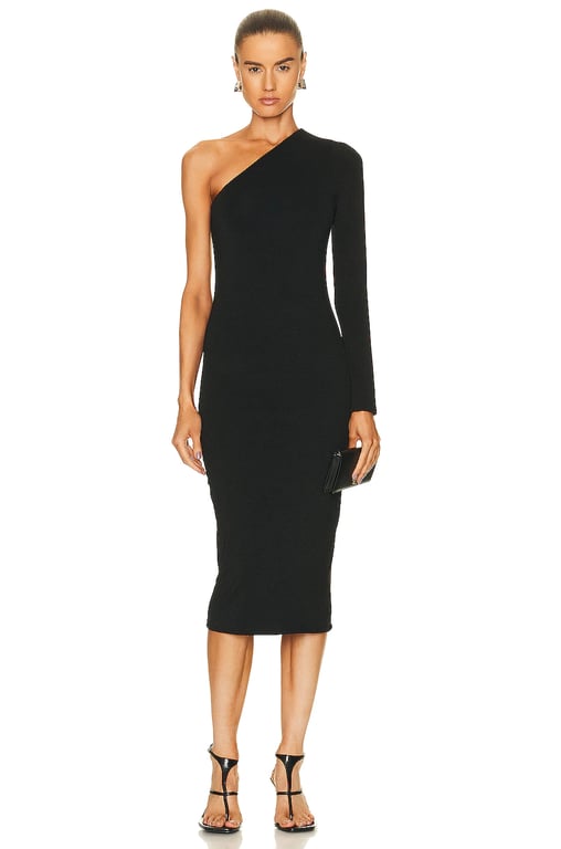 ENZA COSTA Jersey Angled One Sleeve Dress