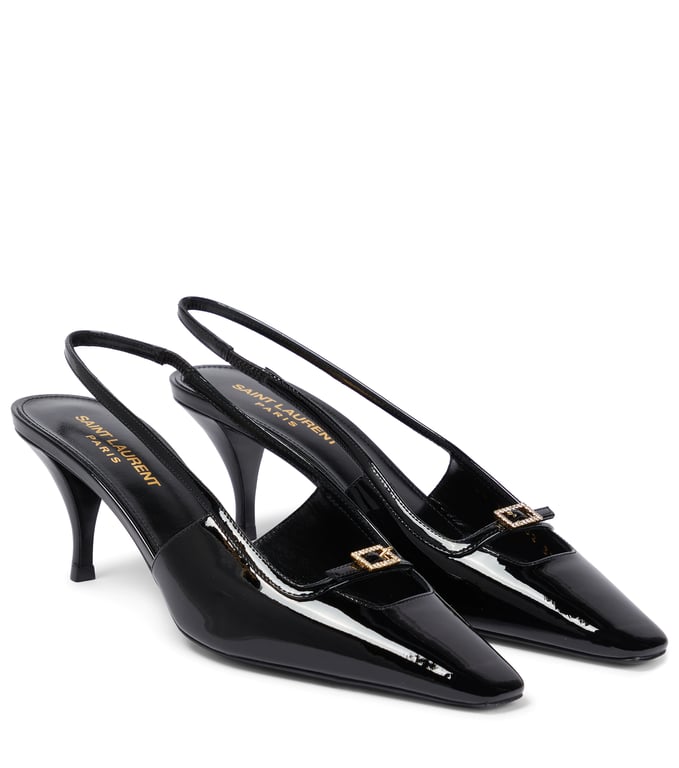 saint laurent blade pumps