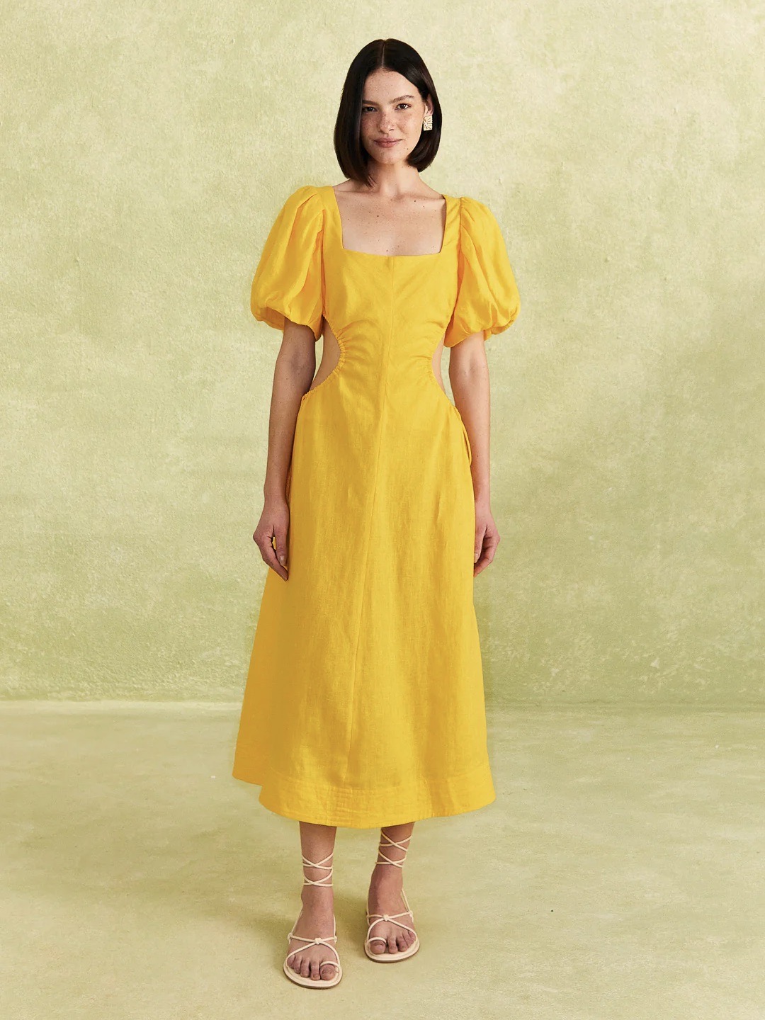 Countdown To Summer In These In Sunshine Yellow Dresses