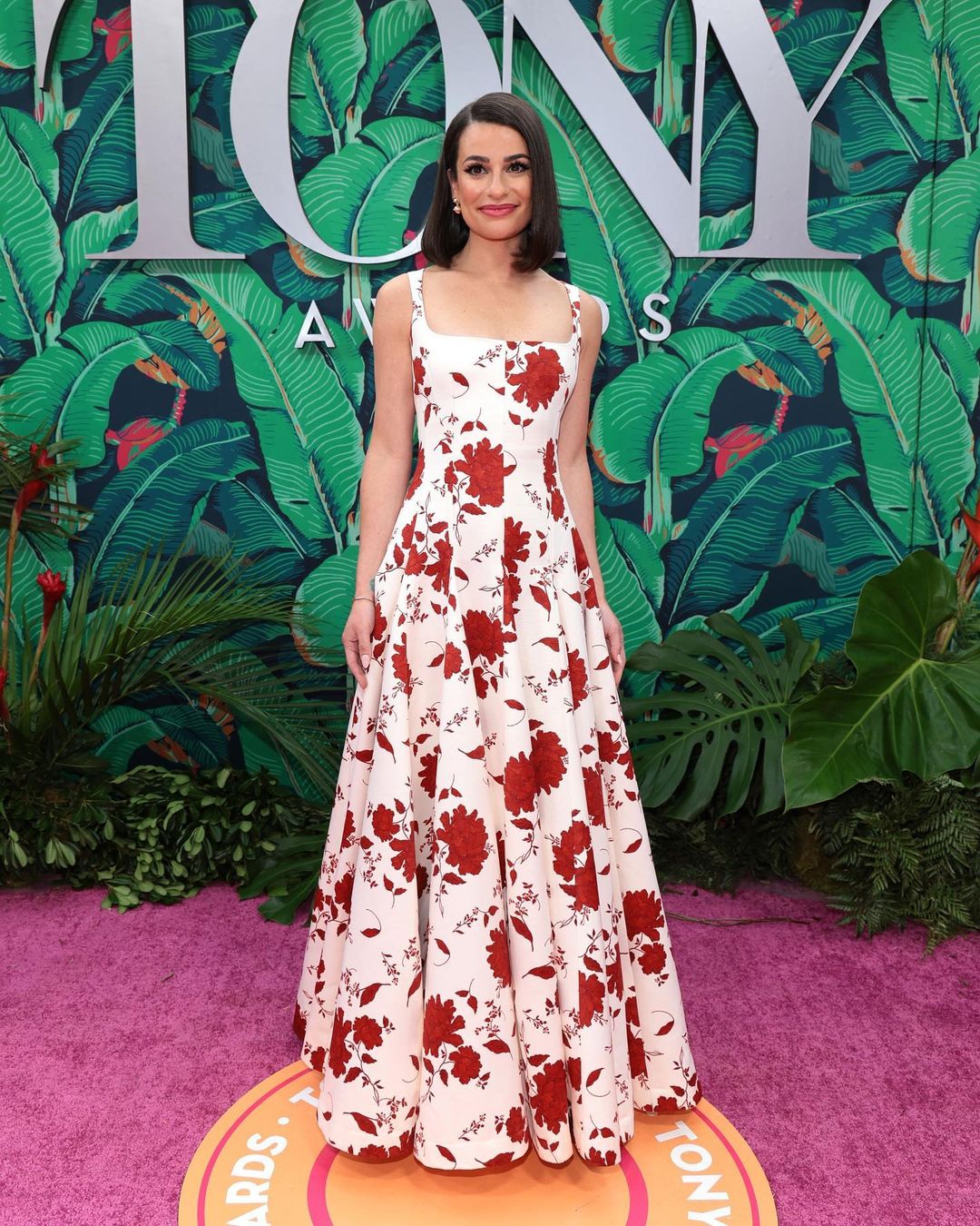 Celebrity Dress Of The Week: Leah Michelle’s Floral EmilIa Wickstead Gown