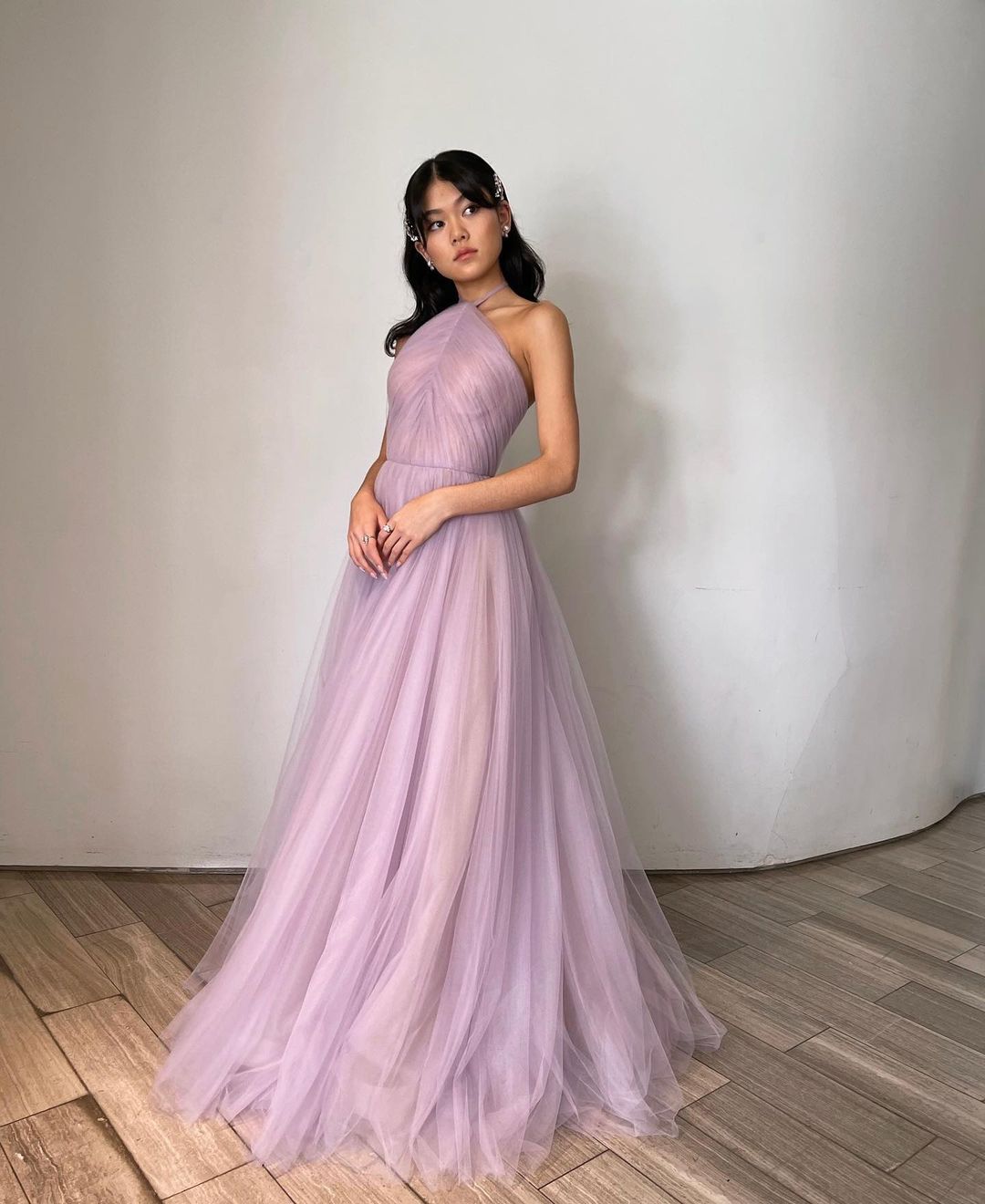 We’re Head Over Heels For Momona Tamada’s Romantic A-Line Gown