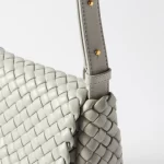 Cobble Mini Intrecciato-leather Shoulder Bag Thumbnail 3