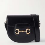 Horsebit 1955 Embellished Textured-leather Shoulder Bag Thumbnail 1