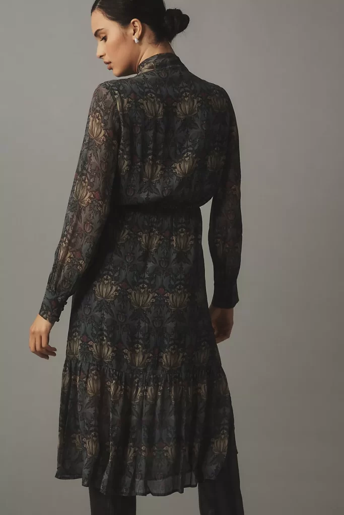 x Morris & Co. Koralina Silk Dress Full Size Image 3