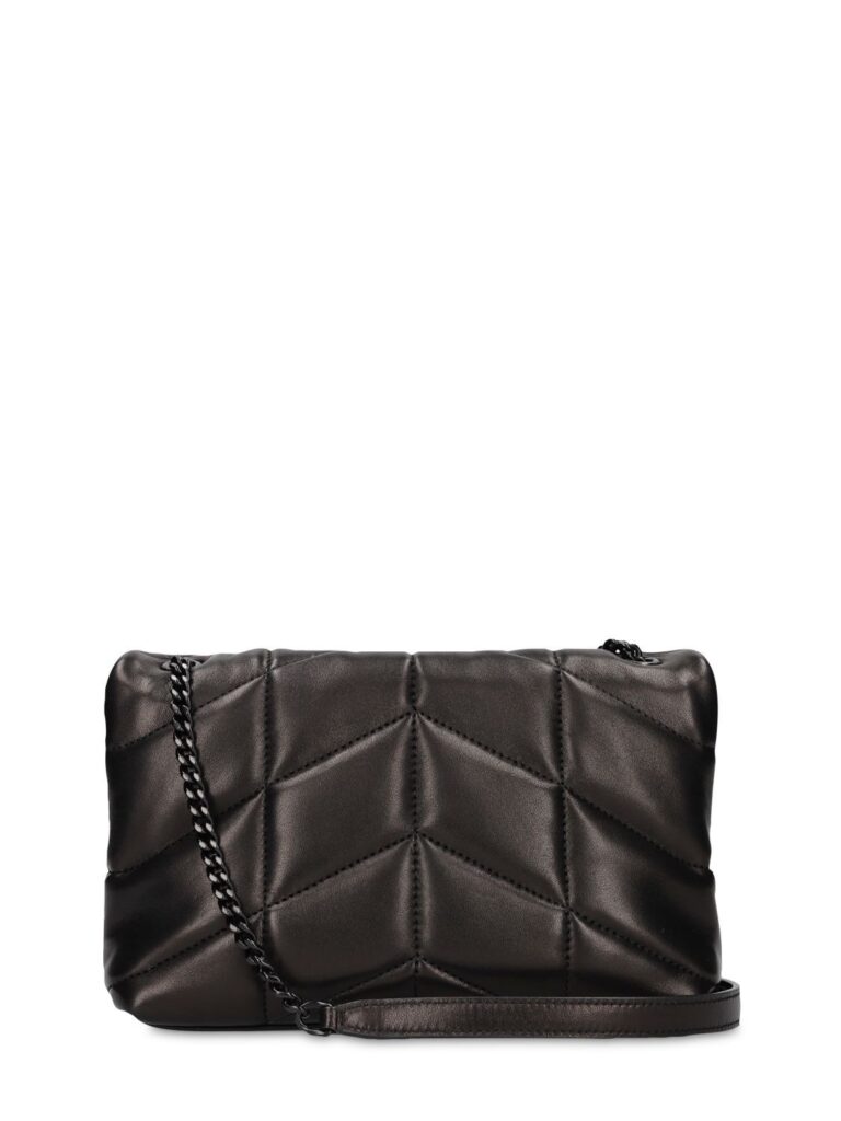 Mini Puffer Loulou Leather Bag Full Size Image 4