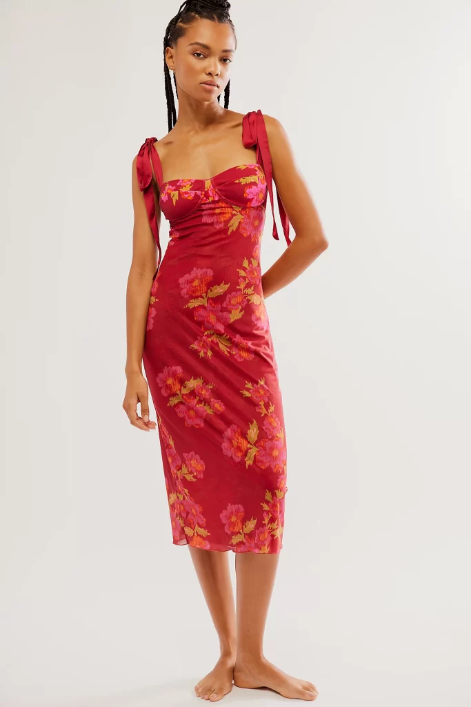 Printed Got Glam Slip Dress Full Size Image 1