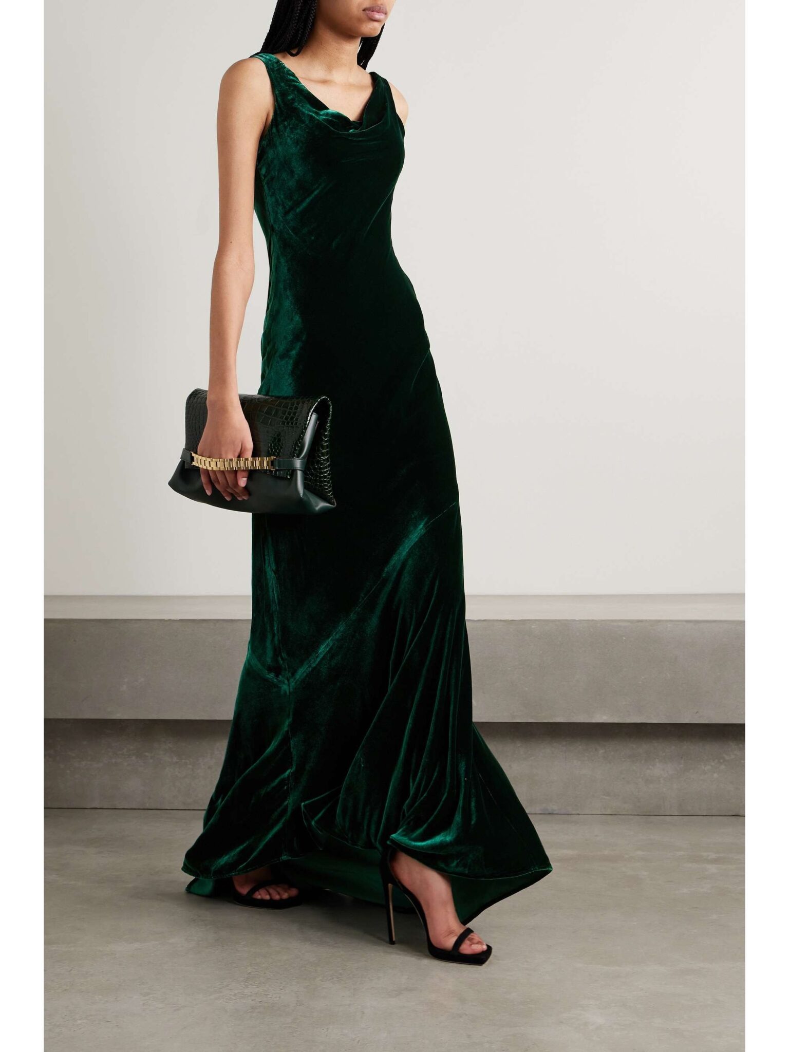 SALONI Asher Velvet Gown We Select Dresses