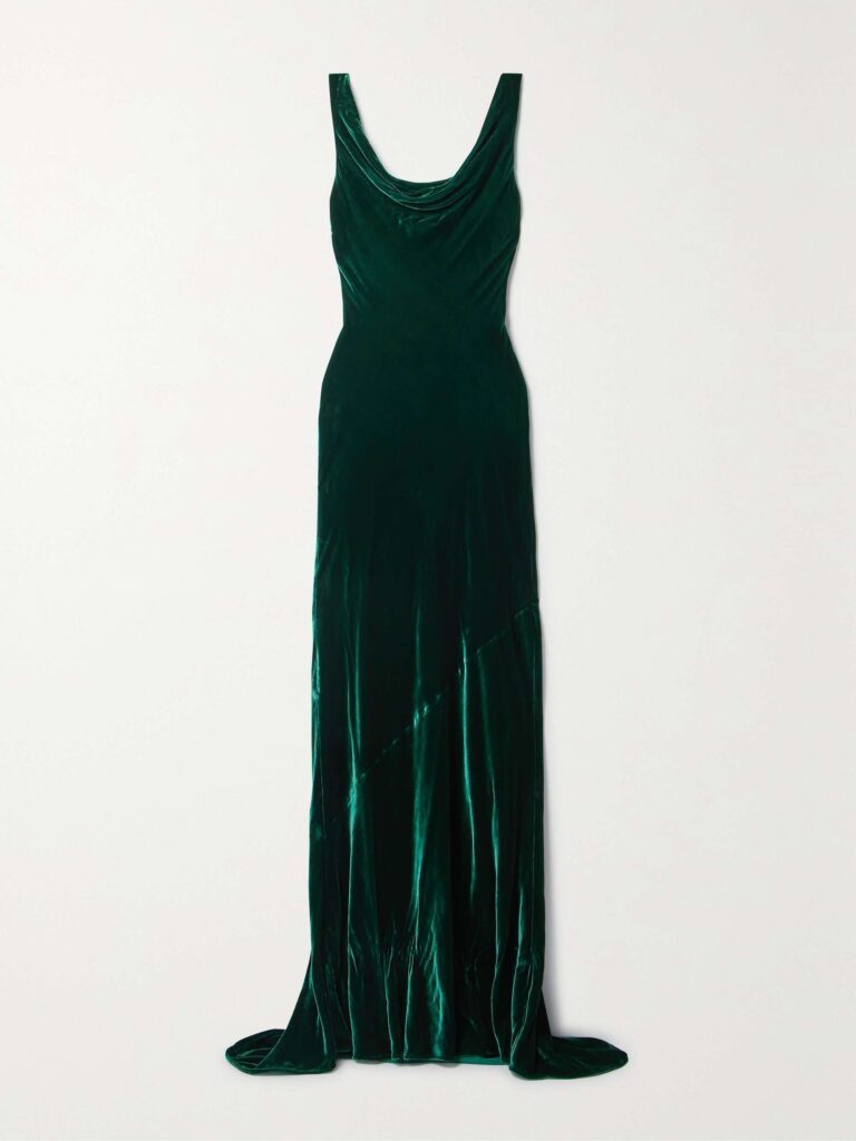 Asher Velvet Gown Full Size Image 2