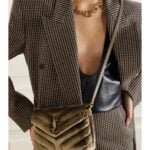 Loulou Small Quilted Velvet Shoulder Bag Thumbnail 2