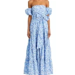 Floral Off-the-Shoulder Maxi Dress Thumbnail 2