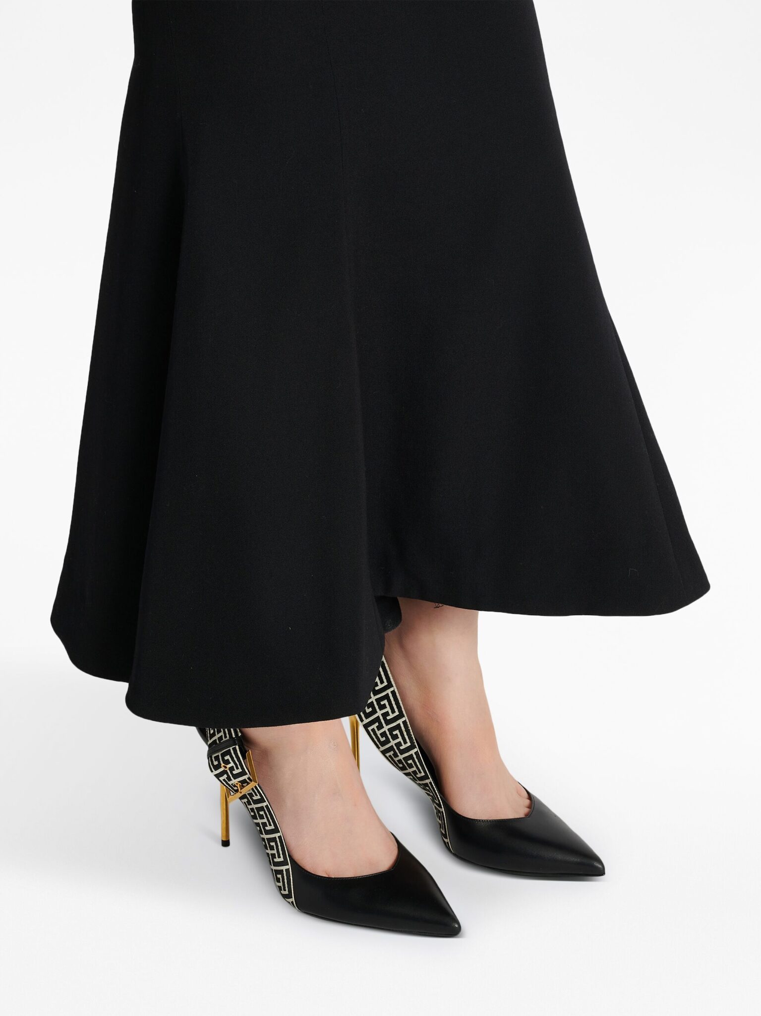 BALMAIN Ruby Monogram Slingback Pumps - We Select Dresses
