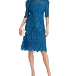 Jewel Neck Lace Dress Thumbnail 2