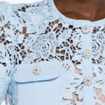 Floral-lace Peplum Mini Dress Thumbnail 5