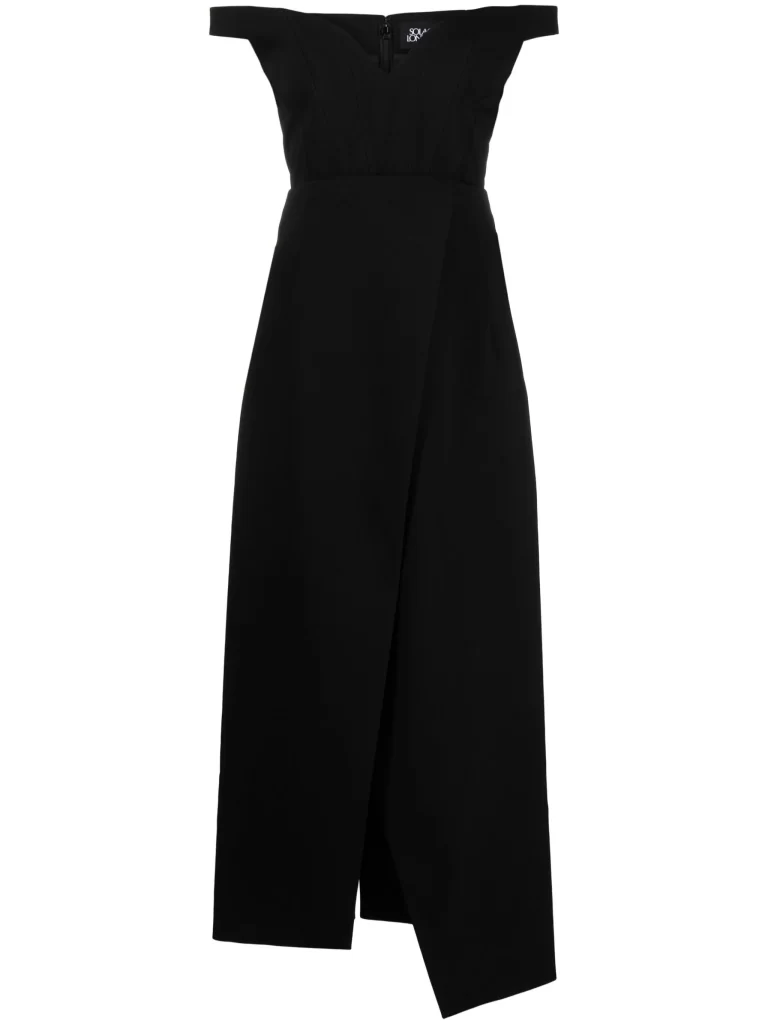 Karter Crepe Midi Dress Full Size Image 2