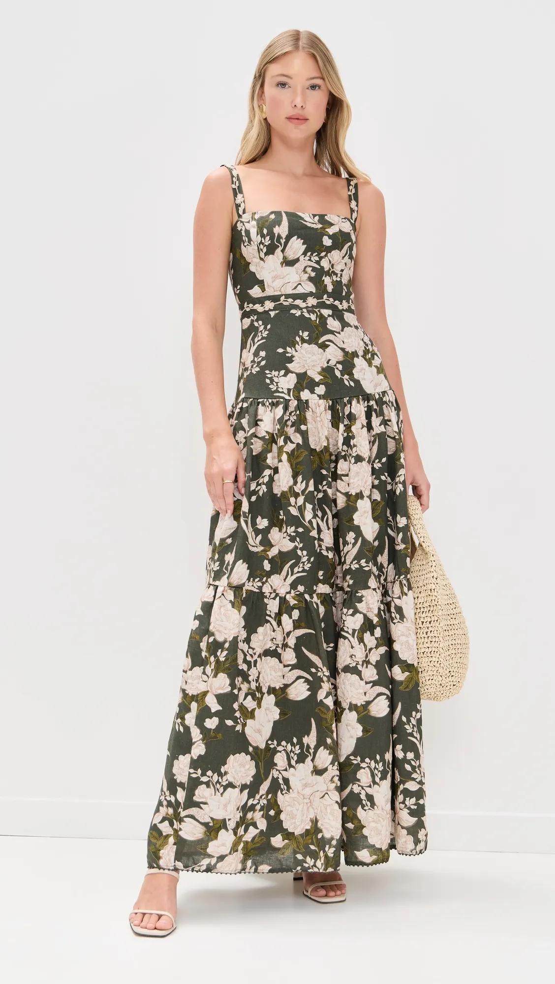 AGUA BY AGUA BENDITA Lima Maxi Gardenia Dress