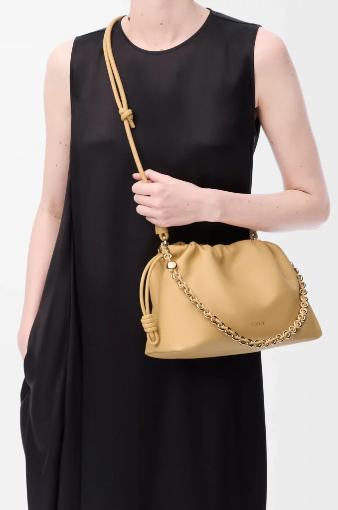 Medium Flamenco Purse in Mellow Nappa Lambskin Full Size Image 2