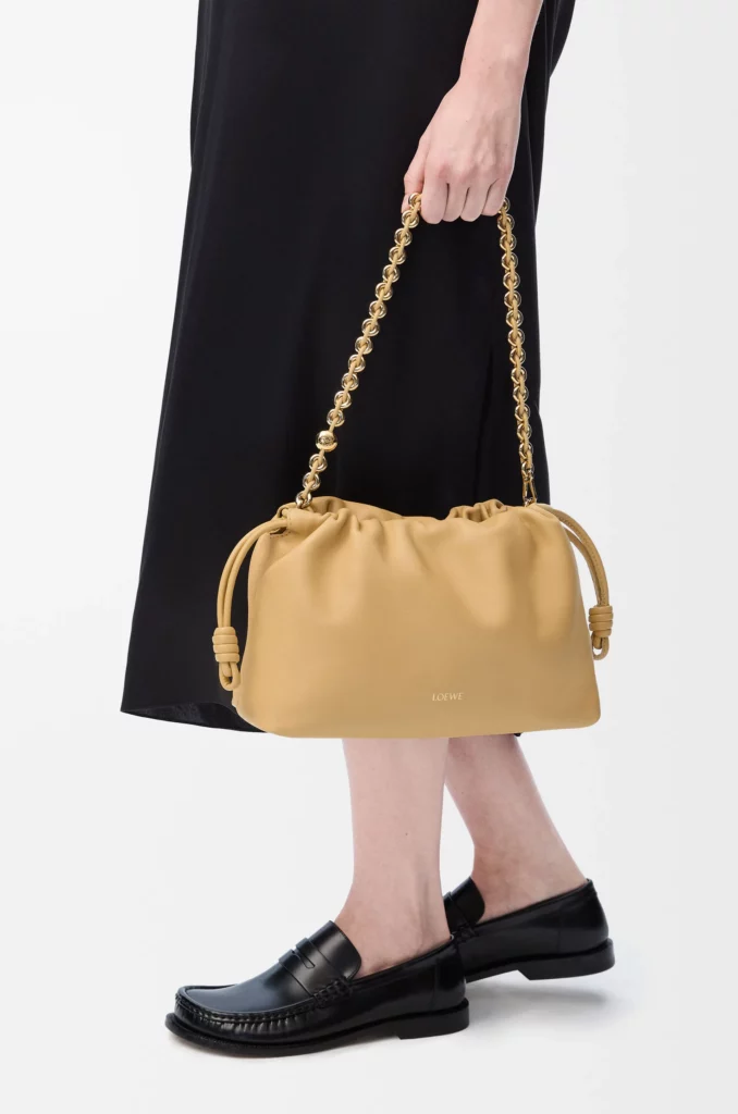 Medium Flamenco Purse in Mellow Nappa Lambskin Full Size Image 5