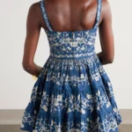 Lima Ribbons Tiered Floral-print Cotton Mini Dress Thumbnail 2