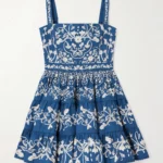 Lima Ribbons Tiered Floral-print Cotton Mini Dress Thumbnail 3