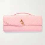 Long Andiamo Intrecciato Leather Clutch Thumbnail 1