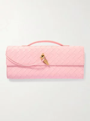 BOTTEGA VENETA Long Andiamo Intrecciato Leather Clutch