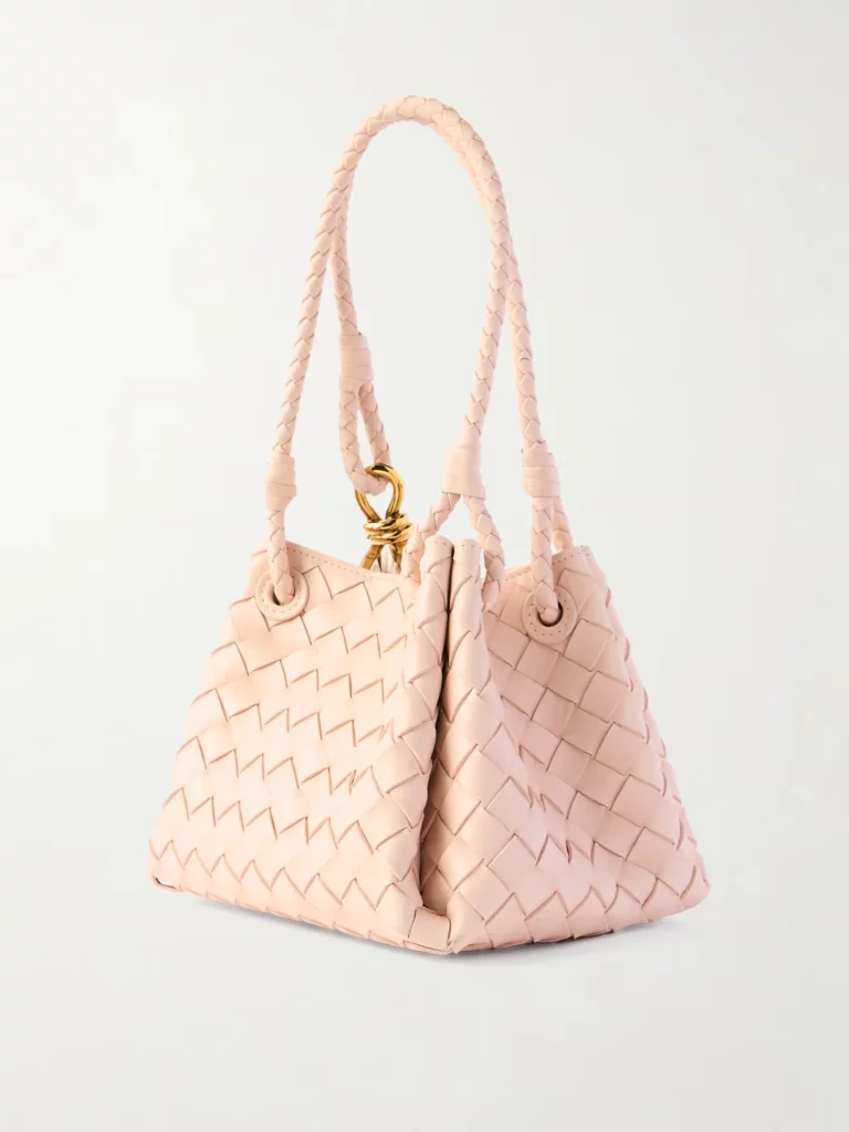 Parachute Small Intrecciato Leather Shoulder Bag Full Size Image 5