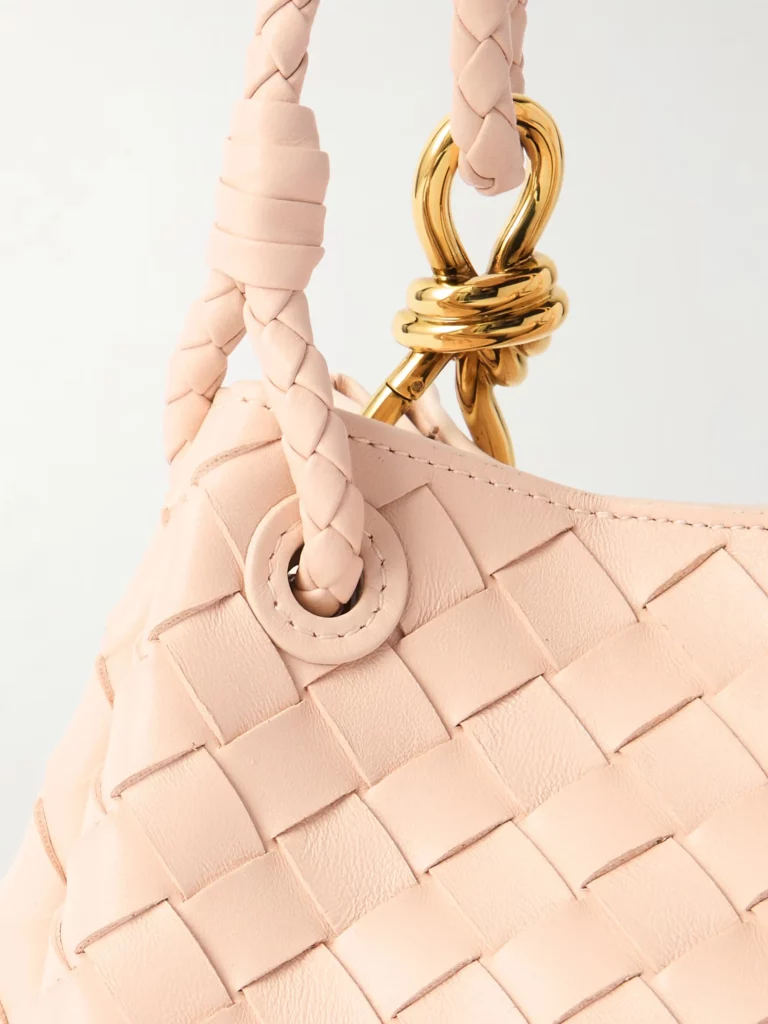 Parachute Small Intrecciato Leather Shoulder Bag Full Size Image 3