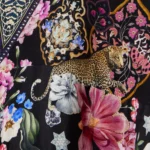 Midnight in Monserrate Crystal-embellished Printed Kaftan Thumbnail 2