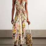 The White Lotus Crystal-embellished Printed Silk-jersey Maxi Dress Thumbnail 1