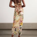 The White Lotus Crystal-embellished Printed Silk-jersey Maxi Dress Thumbnail 2