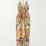 The White Lotus Crystal-embellished Printed Silk-jersey Maxi Dress Thumbnail 4