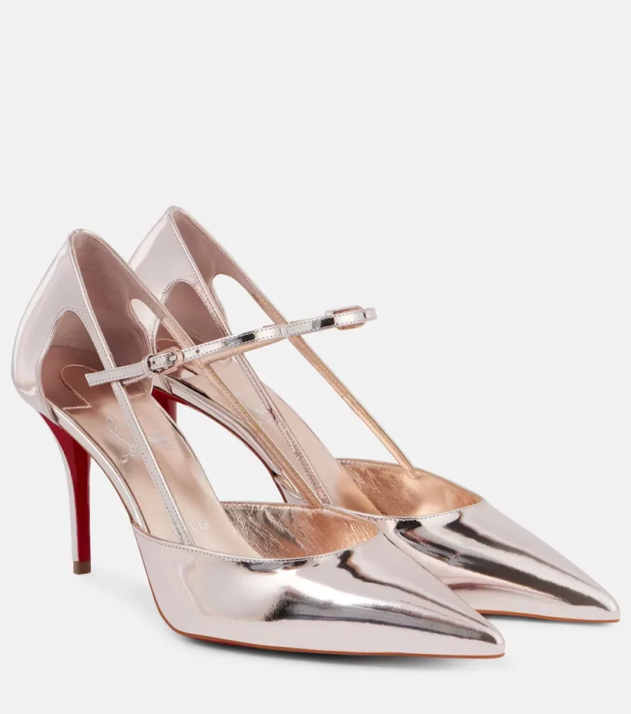 Miss Z Strap 80 Leather Mary Jane Pumps Full Size Image 1