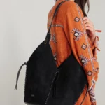 25E Tampa Leather-trimmed Suede Tote Thumbnail 2
