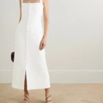 Joan Checked Cotton-blend Tweed Midi Dress Thumbnail 1