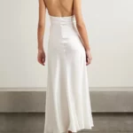 Embellished Silk-charmeuse Halterneck Gown Thumbnail 3