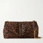 Calypso Small Padded Leopard-print Faille Shoulder Bag Thumbnail 1