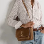 Niki Suede Shoulder Bag Thumbnail 5