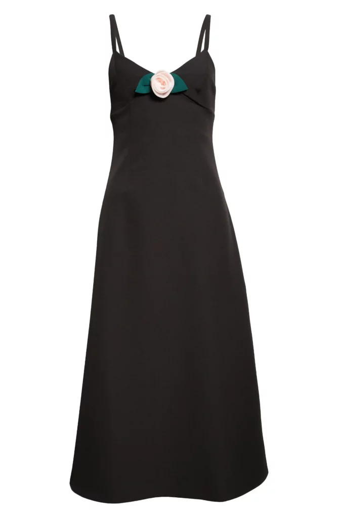 Pilton Rosette Midi Dress Full Size Image 6