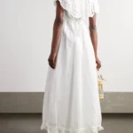 Milos Ruffled Broderie Anglaise Linen and Cotton-blend Maxi Dress Thumbnail 2