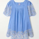 Scarlett Broderie Anglaise Linen and Cotton-blend Mini Dress Thumbnail 2