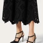 Rockstud Patent T-strap Pointed Toe Pump Thumbnail 4