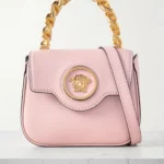 Embellished Textured-leather Shoulder Bag Thumbnail 1