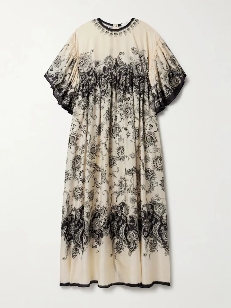 Rhiannon Paisley-print Silk Maxi Dress Full Size Image 2